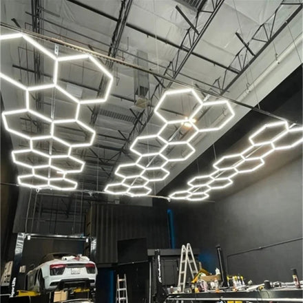 Factory Sale Honeycomb LED Light and Ceiling Light Adjustable Hanging Wires for Versatile Use Led Lights