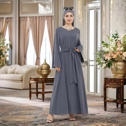 2025 Loriya Premium Nida Abaya Dress for Women Modest Islamic Clothing Latest Wholesale Abaya Muslim Dress for Summer and Autumn