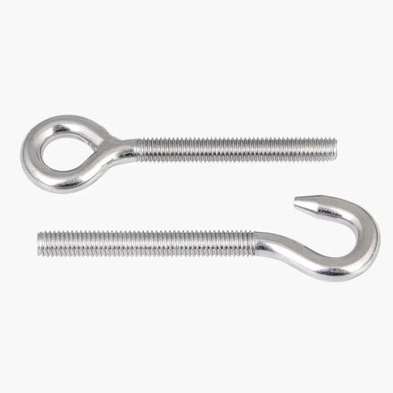 Stainless Steel 304 Sheep Eye Carriage Bolt Open and Closed Ring Hex Head DIN Standard Sizes M4M5M6M8M10M12M16M18 25mm