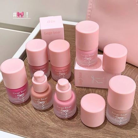 Gege Bear Own Brand Liquid Light Blush Cream OEM and ODM Support New Whitening Color for Face Wholesale