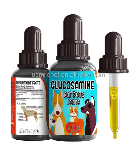 USMILEPET Eco-Friendly Durable 60ml Joint Drops for Dogs to Relieve Joint Pain & Arthritis Calm Joints
