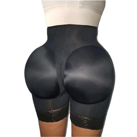 Women's Padded Medium Control Seamless Hip-Lifting Breathable High-Waisted Bodysuit Shapewear