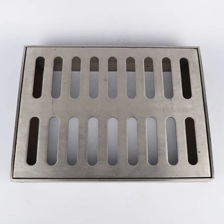 Custom 304 Stainless Steel Invisible Square Manhole Cover Drain Grate Rainwater Strainer Polished Finish with Carton Packing