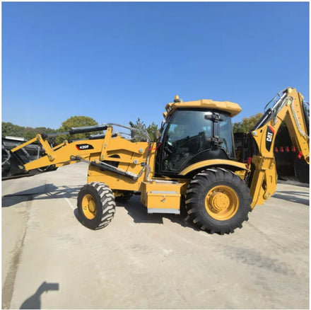 Full Service History OEM Parts Container RORO Shipping Certified Used CAT 420F Backhoe Loader