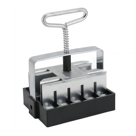 PIONEERA Manual Quad Soil Blocker Set Steel Handheld Soil Block Maker American Style Home Garden Gardening Tools