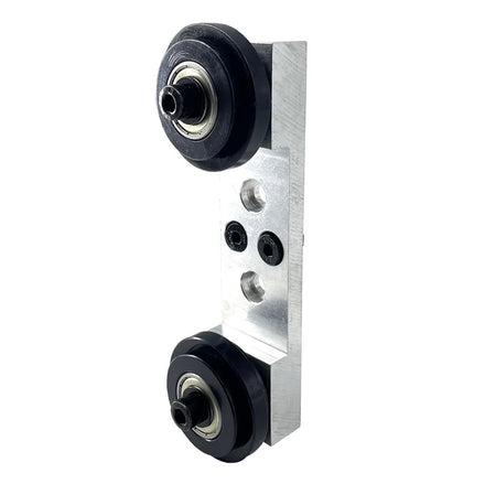 China Manufacturer rohs oem odm 40*80mm 3272 Dual Roller Wheel Bracket Assembly for aluminum profile 25 2550 40 4080