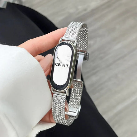 2025 Stainless Steel Breathable Smart Watch Bracelet Strap Adjustable and Comfortable for Xiaomi Band 9NFC