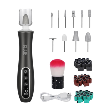 Professional 85W Powerful Brushless Nail Drill Stainless Steel Rechargeable Portable 40000 Rpm Electric Nail Drill Machine