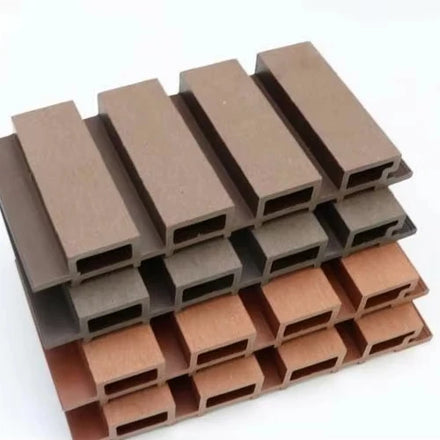 Sustainable WPC Composite Decking Boards for Garden Patio Hotel & Park Waterproof PVC Wood Decor 3D Effect for Interior Walls