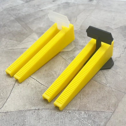 2026 Heavy Duty Anti Slip Deep Groove Toughness Push Installation Ceramic Porcelain Professional Wedge Tile System