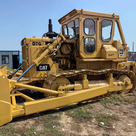 Suitable for Biofuel Plant Setup with Low Fuel Consumption Second - Hand Caterpillar D7G Tracked Bulldozer
