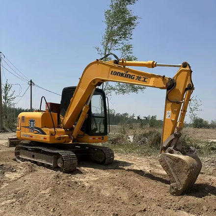 3.5 Ton Crawler Excavator Machine with Warranty Pre-Owned Lonking LG6090 Mini Digger USED MACHINERY