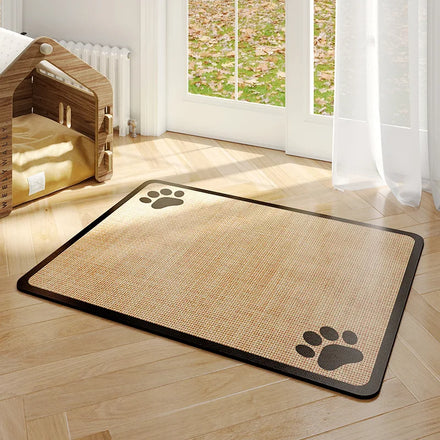 Pet Food Mat Pet Placemat Puppy Pet Bowl Pad Dogs and Cats Feeding Mat