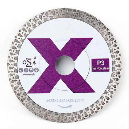 Raizi P3 Long Life Porcelain Diamond Saw Blade with 10mm Reinforced Hub Tile Cutter for Porcelain and UltraCompact Surfaces