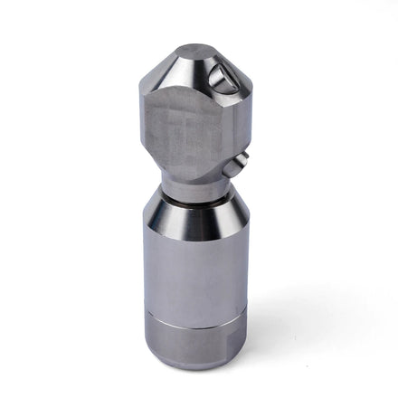 Automatic Rotating Cleaning Stainless Steel Fan-shaped Cone Nozzle Bottle and Can Washing Spray Water