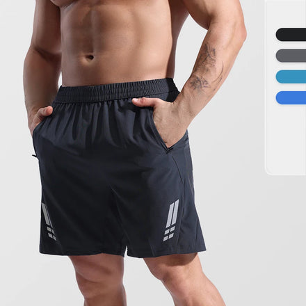 Summer Loose Breathable Ice Silk Mens Shorts Quick Drying Casual Men's Fitness Sports Shorts Gym Fitinss Sweatpants