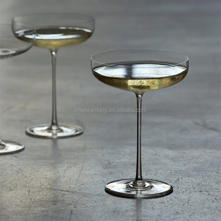 Bar Extra Long Stem Ultrathin Martini Glass Clear Tall Butterfly Champagne Flute Martini Glasses Cocktail