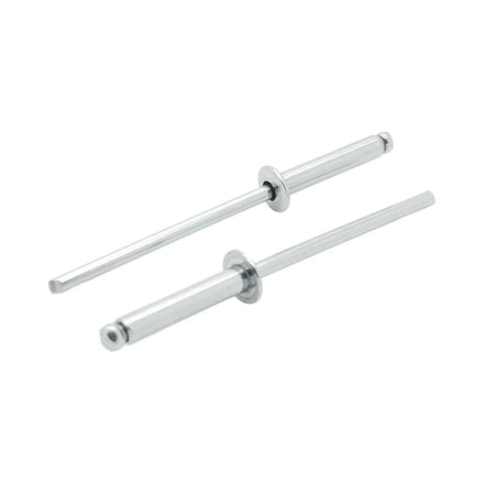 100pcs 304 Stainless Steel Blind Rivets Fasteners #4-8 1/8\ Diameter X 1/2\ Grip for Air Riveters
