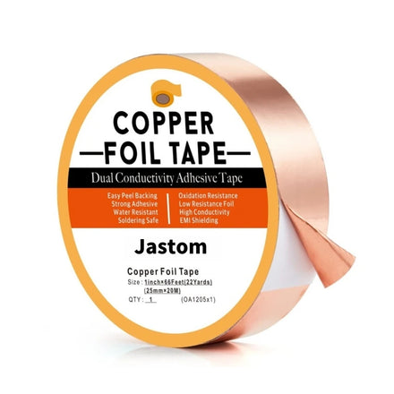 Copper Foil Micro Porous Transformer 1mm Adhesive Tape with Silicone for Fender Guitar Pressure Sensitive