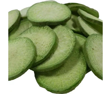 Ycoyco Healthy Dried Bulk Instant Snacks Crispy FD Green Radish Sprout Cube-Shaped Vegetables Vacuum Pack Ready to Eat