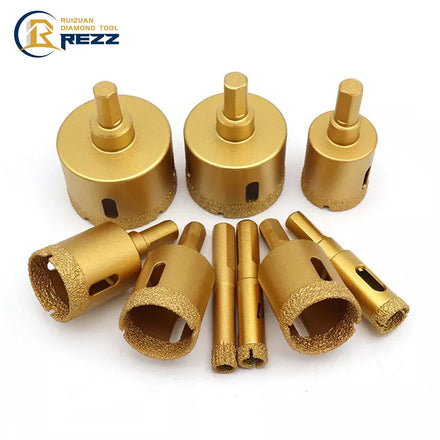 RUIZUAN OEM/ODM Vacuum Brazed Drill Hole Bit Diamond Hole Saw Drill Bits for Tile Marble Granite