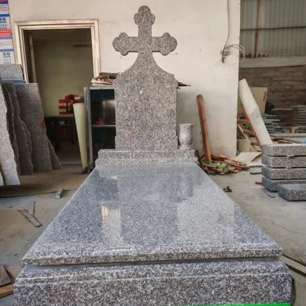 Customized High Polished Granite Memorial Tombstones European Design G664/G603/G602/G603 Cemetery Use Sssto Brand 5+ Year