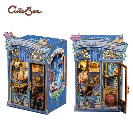 CuteBee CWGA Series Miniature Book Nook Diy Miniature House Diy Book Nook Kit 3d Puzzles for Adults