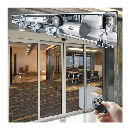 DEPER 125A Commercial Entrance Automation 150kg Automatic Sliding Door Operator With Motor and Controller