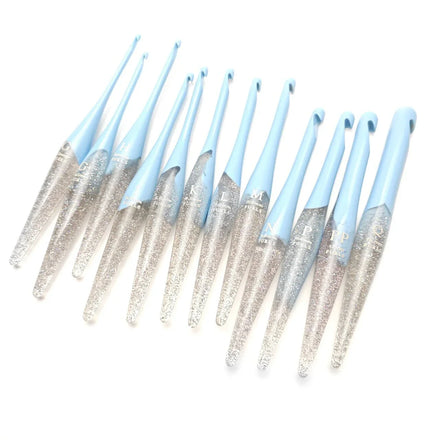 Best Quality Soft Resin Crochet Hooks Set Lightweight Smooth Durable Eco-Friendly Customizable Knitting Tools for Handmade Craft