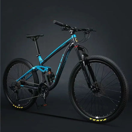 Ready Stock 24 26 27.5 Inch Full Suspension Fork Disc Brake Mountain Bike Road Bikes For Adult