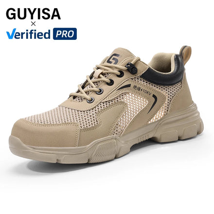 GUYISA New Style Sports Series Insulation 10kv EVA Bottom Safety Shoes Anti-Puncture Safety Shoes for Men