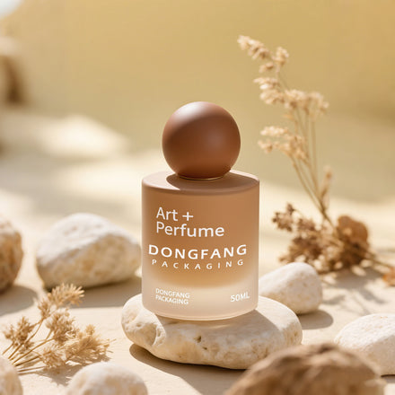 Top Hot Sale 50ml Round Shape Empty Luxury Perfume Bottle Glass