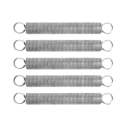 5pcs 304 Stainless Steel Dual Hook Extension Springs 1/16\ Wire Diameter 11/16\ OD Free Length Compressed Coil Style