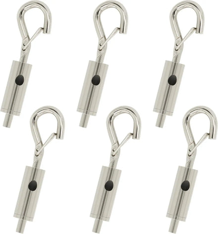 Portable Cable Guide Wire Rope Light Hanging Suspension Accessories Pack 6 1/16-3/32 Galvanized /304/316 Heavy Industry