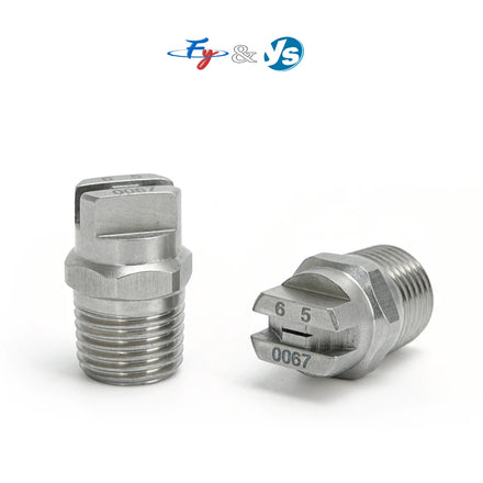 HVV Spray Nozzle BSPT HVV Flat Fan Nozzle Stainless Steel Cleaning and Cooling Nozzle