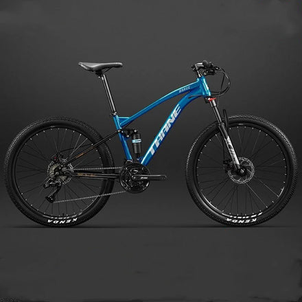 Blue Carbon Steel Shocking Absorption Hydraulic Disc Brake Mountain Bike 26 27.5 29 Inch Road Bicycle
