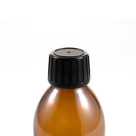 Factory Price DIN PP 28mm Bottle Caps Black Plastic Anti Theft Cap of Plug Pipette