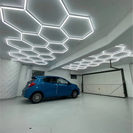 Professional White Honeycomb LED Barber Light Durable Daily Use Salon Lighting ALU Cover Competitive Price for Workshop