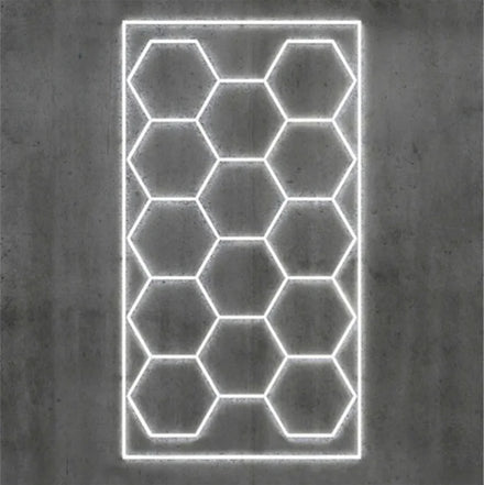 100 240V Hexagonal LED Room Light Honeycomb Design Shop Decoration Lighting Energy Saving 6500K Brightness New Trend Best Seller