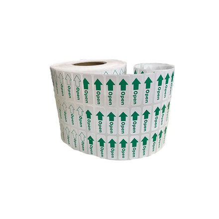 Wholesale SINOCO Three-Line Removable Adhesive Sticker Roll Barcode Semi-Gloss Waterproof Material Customizable Packaging Labels
