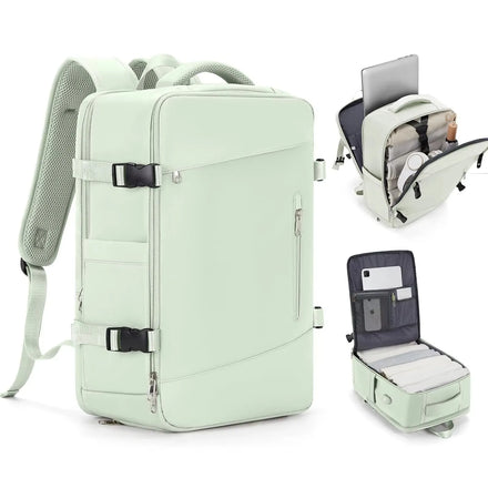 HeroicKnight Fashionable Student Backpack Large Capacity Waterproof Teens Modern School Backpacks Men Travel Bagpack for Laptop