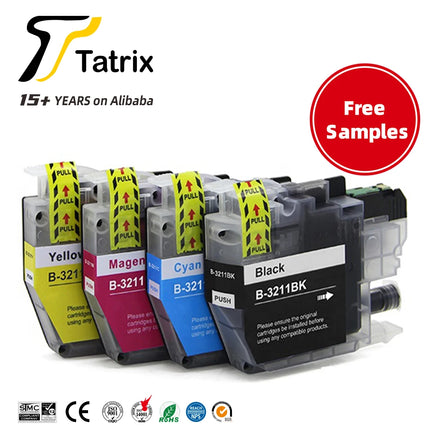 Tatrix LC3211 Compatible Printer Ink Cartridge lc3211 for Brother DCP-J572DW MFC-J497DW LC3211