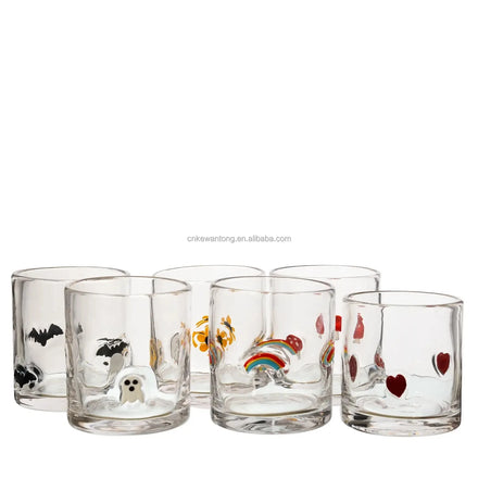 Premium Icon Drinking Glasses Custom Handblown Cocktail Glass Wholesale Double Old Fashioned Icon Drinking Glasses for Party