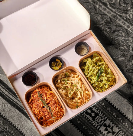 Eco-Friendly Fast Food Catering Paper Matt Laminated Folder for Sushi Egg Drop Sandwich Crepe Bakery for Cookies Donuts