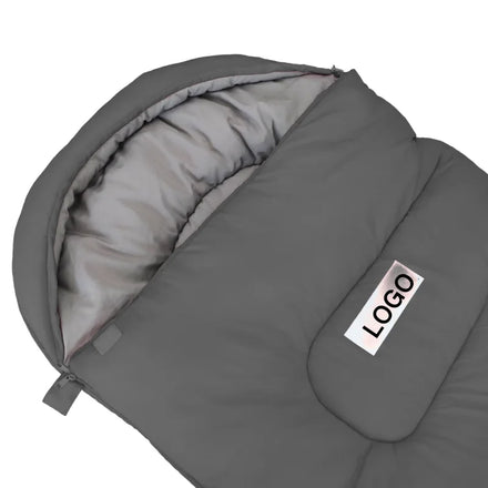 Vanda 0°F Cold Weather Gray Color Nylon Shell Camping Sleeping Bag