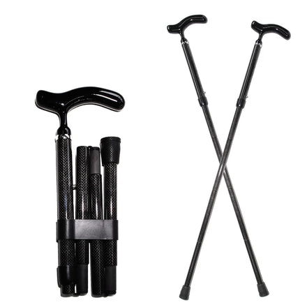 OKHEALING Wholesale Carbon Fiber Walking Stick Cane 5-Level Height Adjustment EVA Handle