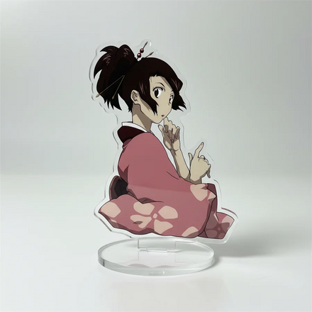 Custom Hologram Rainbow Acrylic Keychain Phone Charm Acrylic Display Cartoon Shaker Stand Acrylic Standee Phone Holders