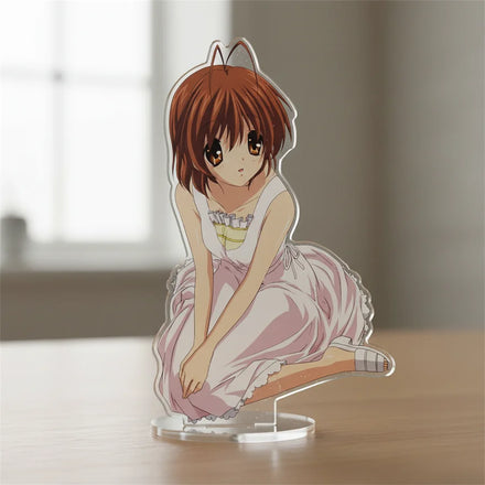 High Quality Rainbow Anime Acrylic Standee UV Printed 3D Shaker Phone Acrylic Stand