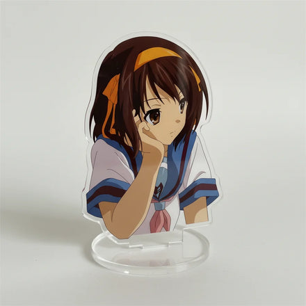 Personalized Hologram Rainbow Anime Acrylic Stand Custom Logo Desktop Display Shaker Acrylic Stands