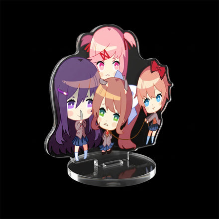 High Quality Custom Character Acrylic 3D Shaker Phone Charm Acrylic Clear Stand